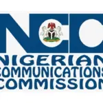 Smartphones displayed beside the Nigerian Communications Commission logo