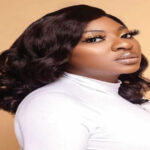 Nollywood actress Yvonne Jegede speaking to secondary school students