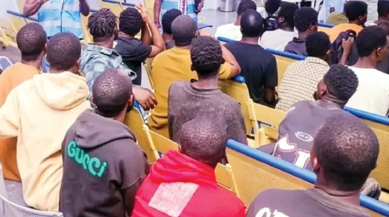 Nigerians rescued from suspected cybercrime syndicates in Ghana during a coordinated security operation