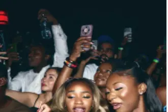 Tems performs during Spotify Surround Sound event in Lagos