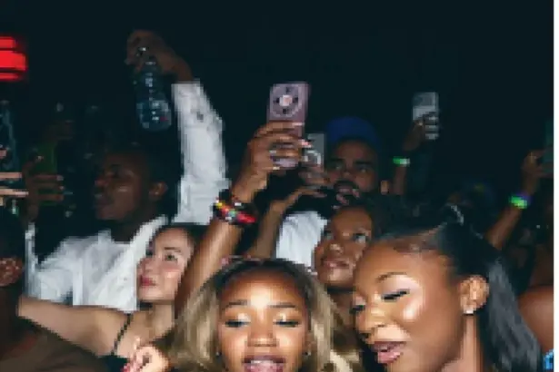 Tems performs during Spotify Surround Sound event in Lagos